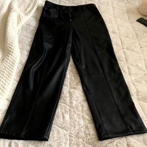 Faux leather pants HM